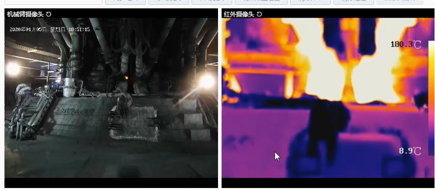 可見(jiàn)光及紅外實(shí)時(shí)畫面